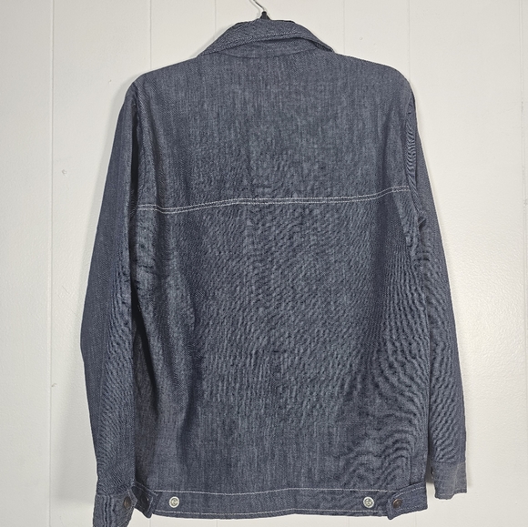 Vintage Swingster Thin Denim Jacket Tolban Calloway Chemical Small Blue - Picture 6 of 6